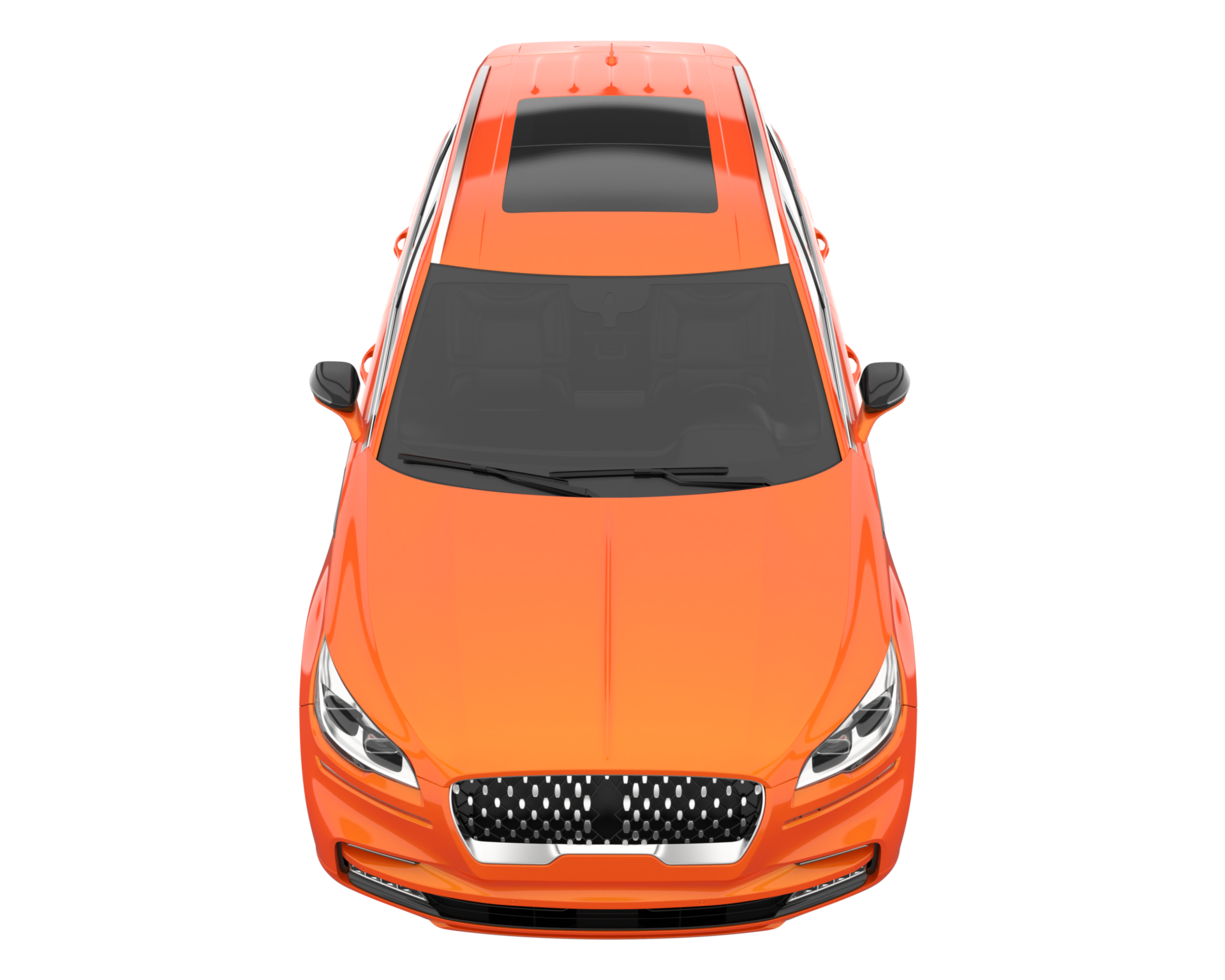 Realistic SUV isolated on transparent background. 3d rendering - illustration png