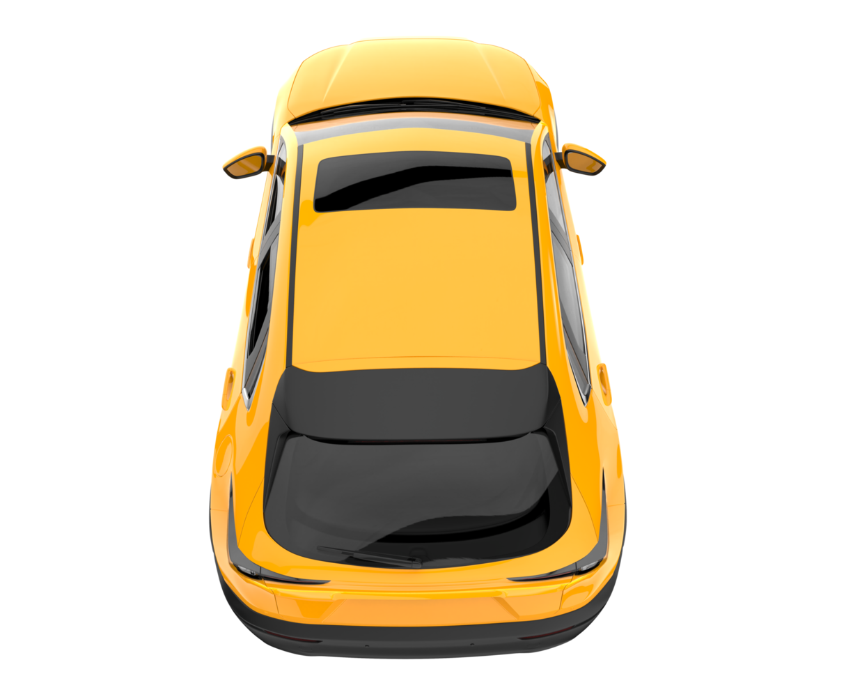 Realistic SUV isolated on transparent background. 3d rendering - illustration png
