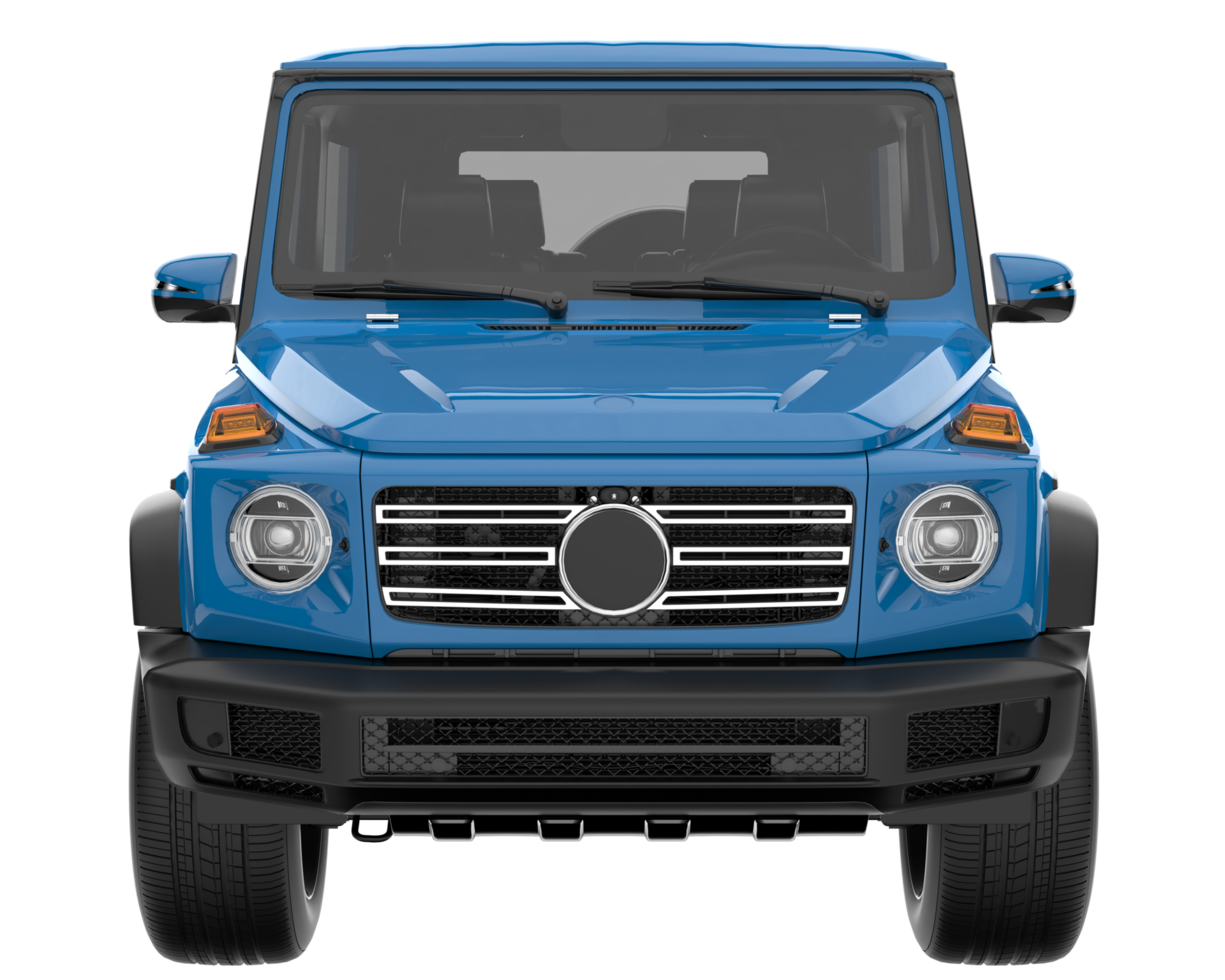 Realistic SUV isolated on transparent background. 3d rendering - illustration png