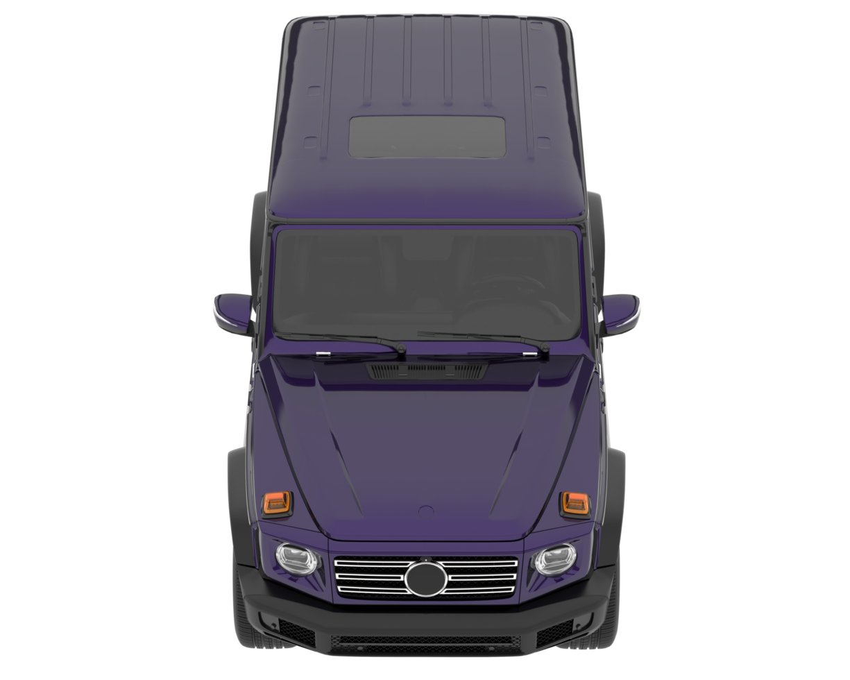 Realistic SUV isolated on transparent background. 3d rendering - illustration png