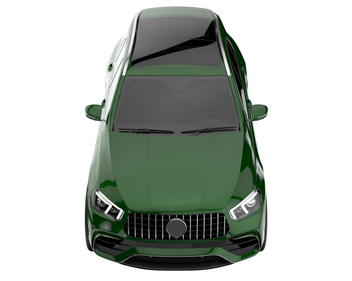 Realistic SUV isolated on transparent background. 3d rendering - illustration png