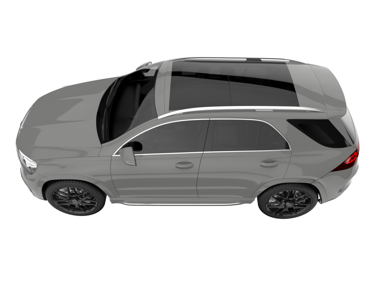 Realistic SUV isolated on transparent background. 3d rendering - illustration png
