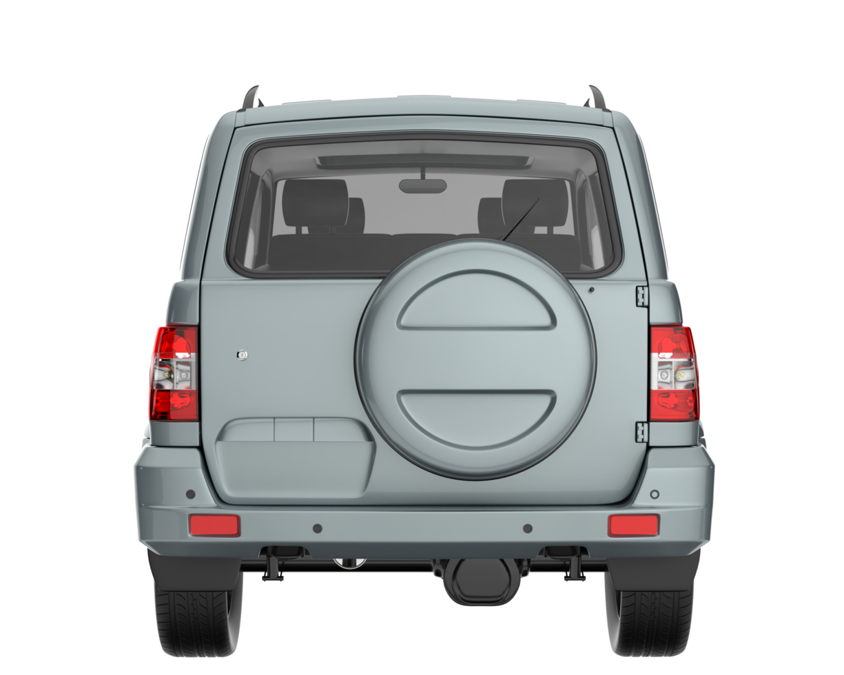 Realistic SUV isolated on transparent background. 3d rendering - illustration png