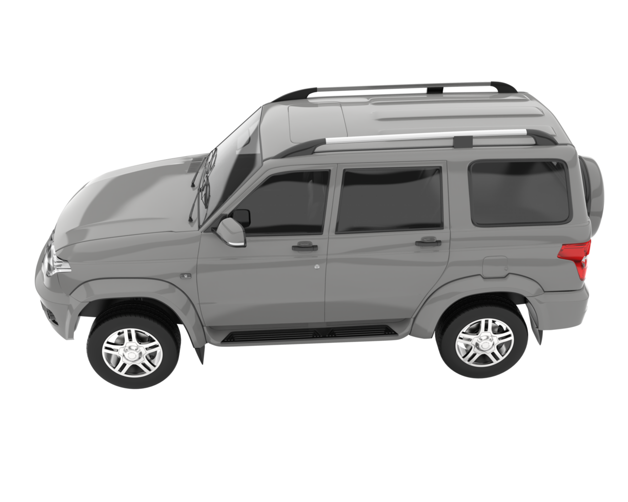 Realistic SUV isolated on transparent background. 3d rendering - illustration png