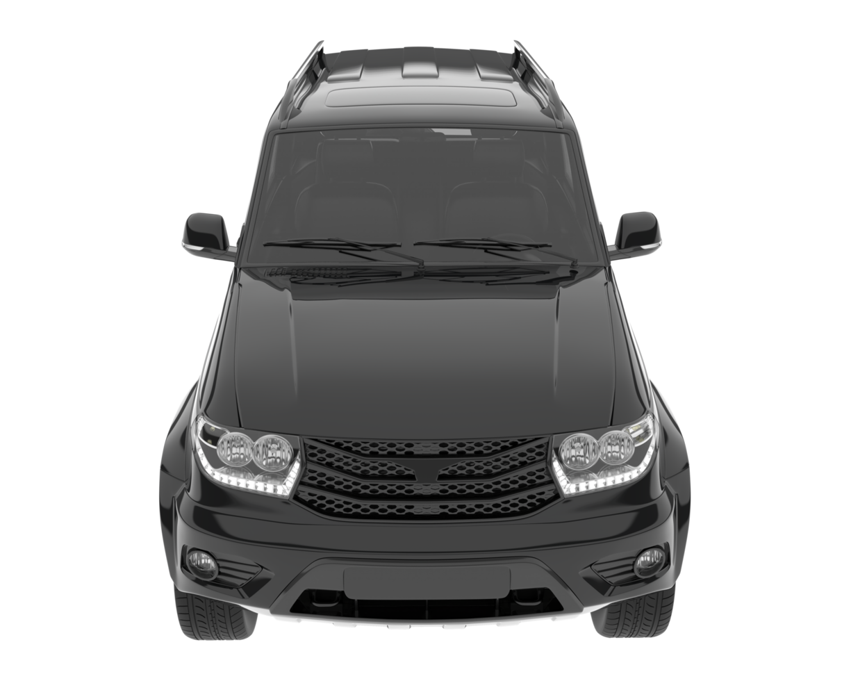 Realistic SUV isolated on transparent background. 3d rendering - illustration png