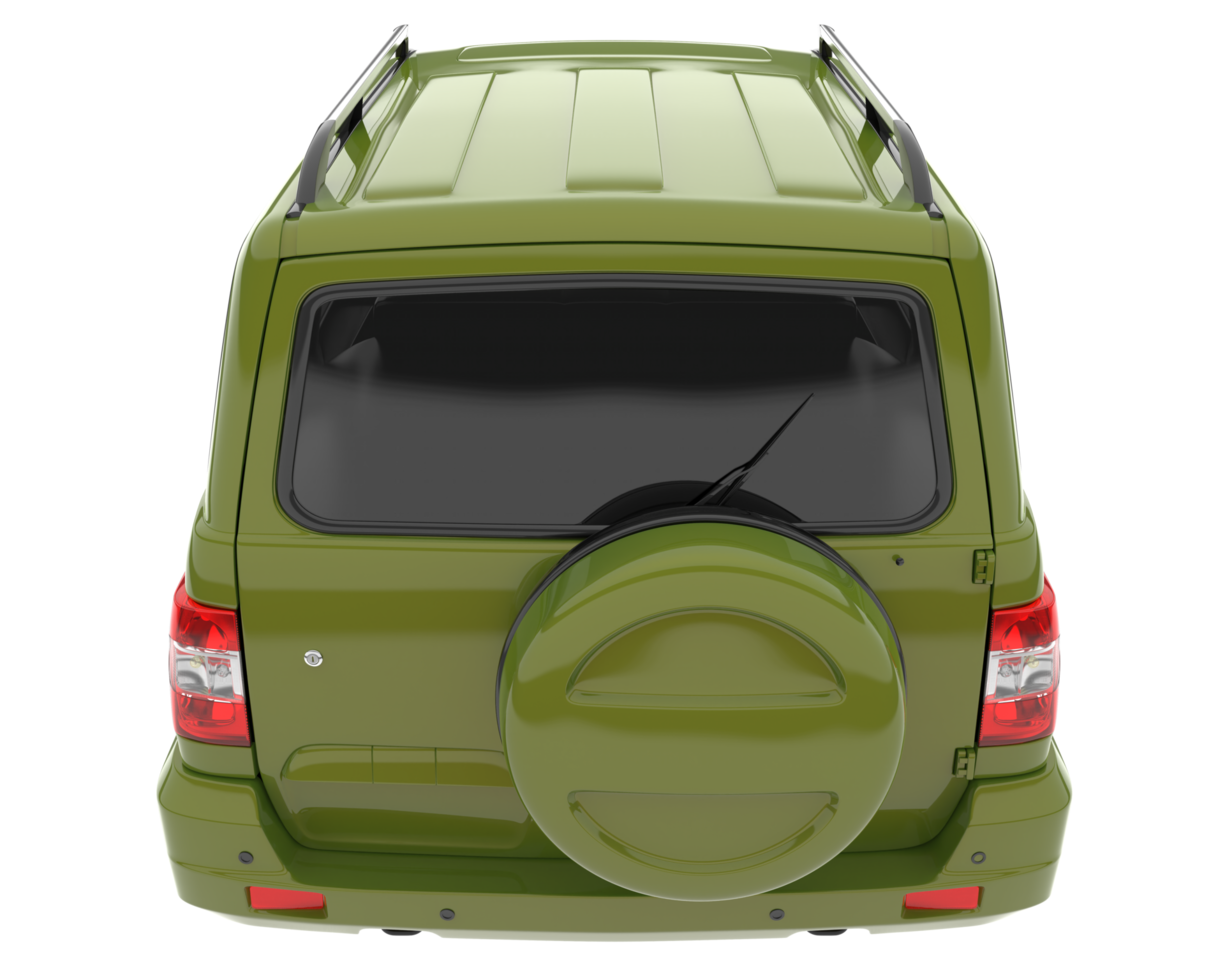 Realistic SUV isolated on transparent background. 3d rendering - illustration png