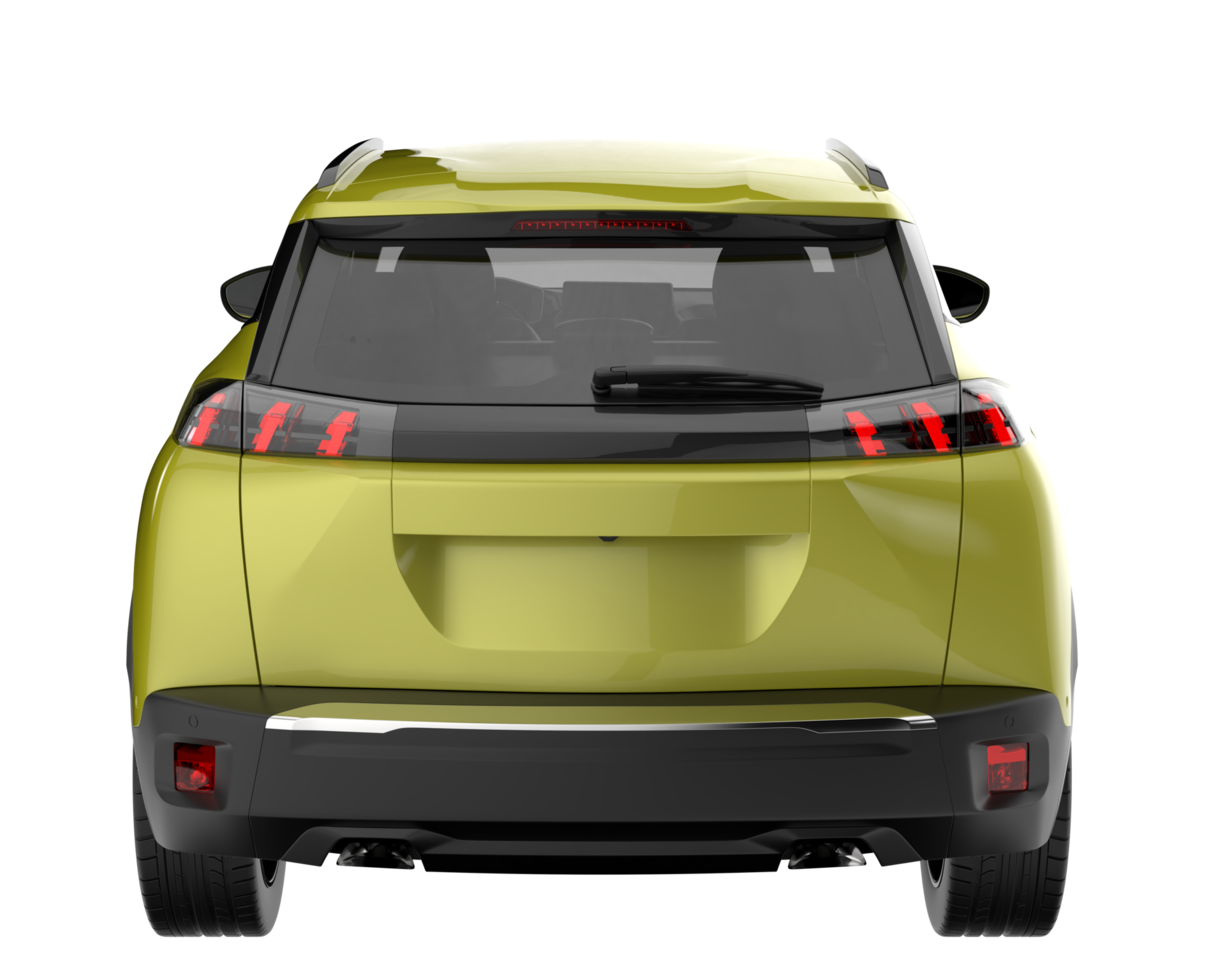 Realistic SUV isolated on transparent background. 3d rendering - illustration png