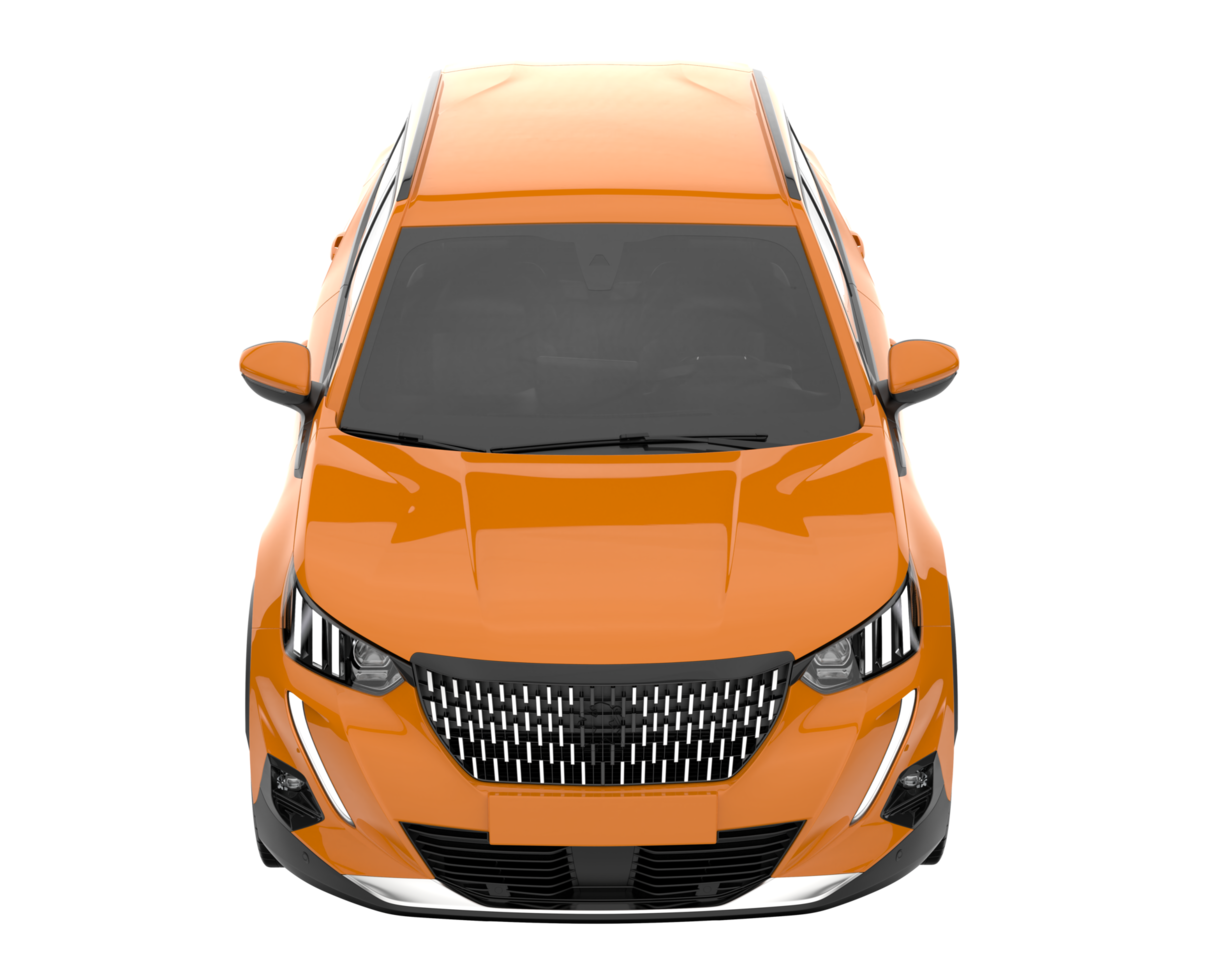Realistic SUV isolated on transparent background. 3d rendering - illustration png