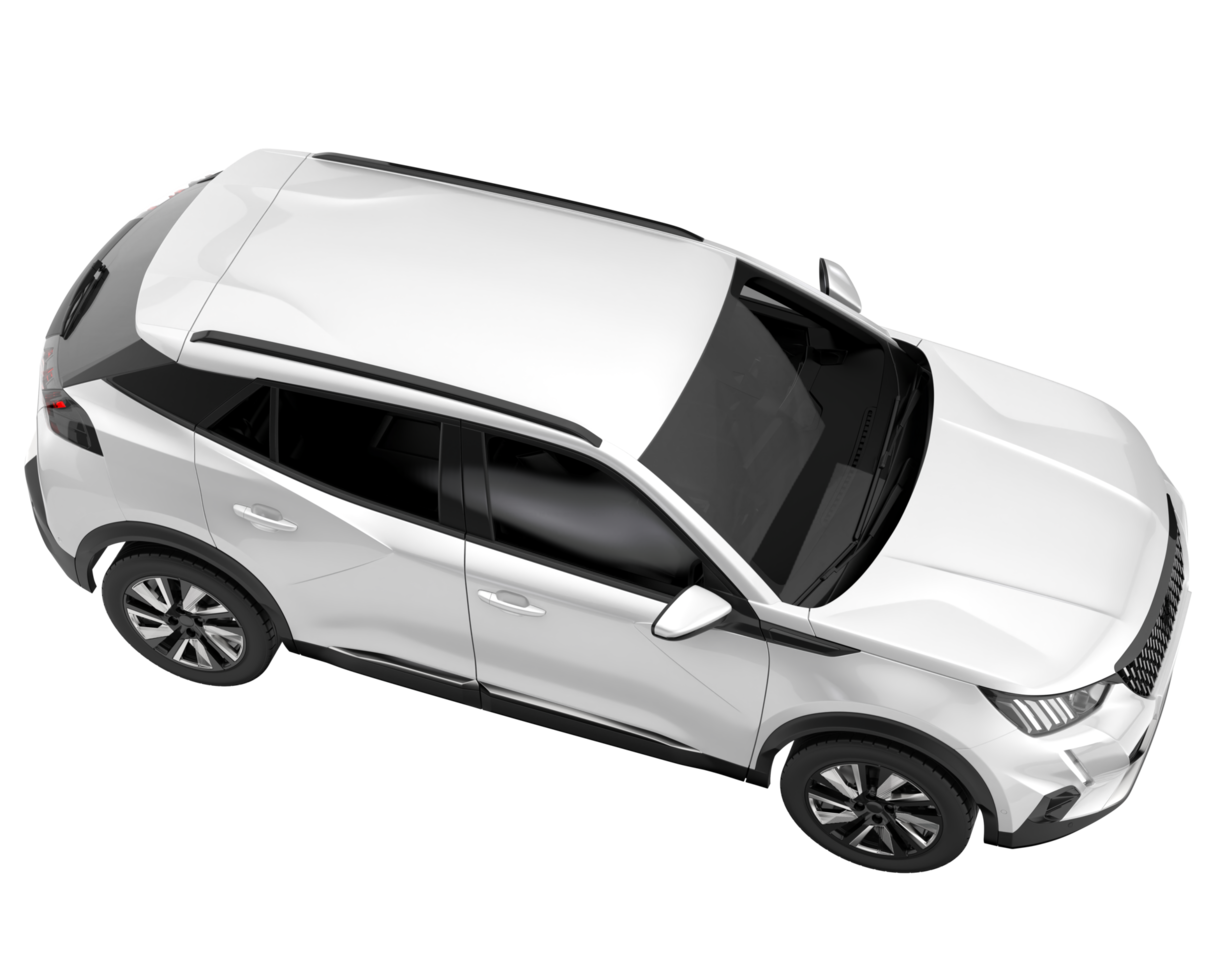 Realistic SUV isolated on transparent background. 3d rendering - illustration png