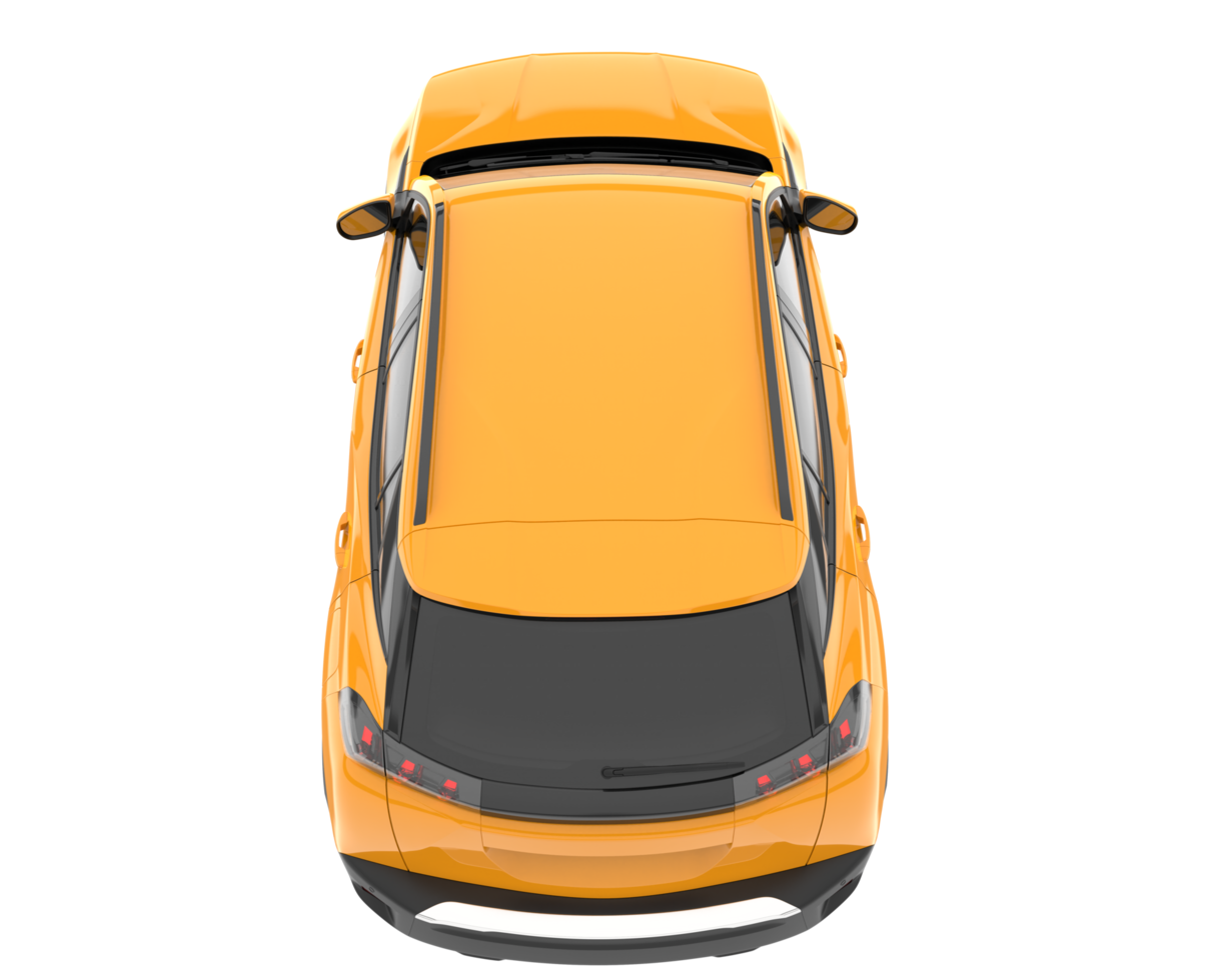 Realistic SUV isolated on transparent background. 3d rendering - illustration png