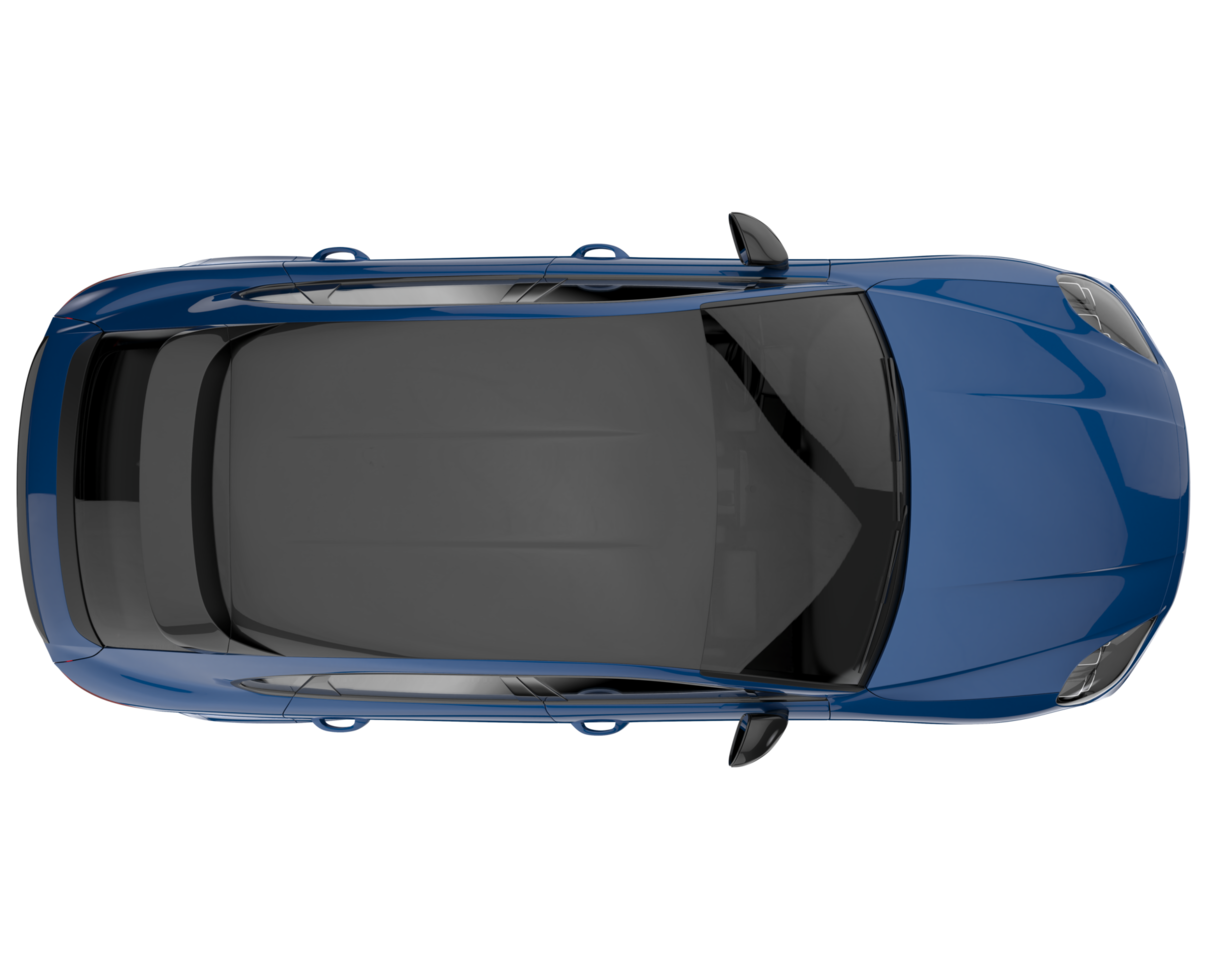 Realistic SUV isolated on transparent background. 3d rendering - illustration png