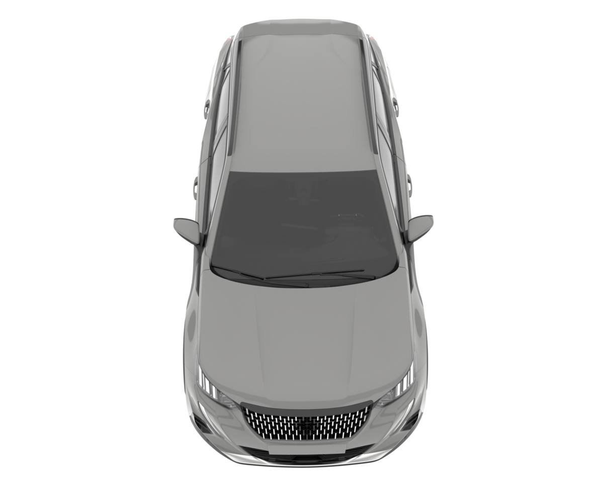 realistisk sUV isolerat på transparent bakgrund. 3d tolkning - illustration png