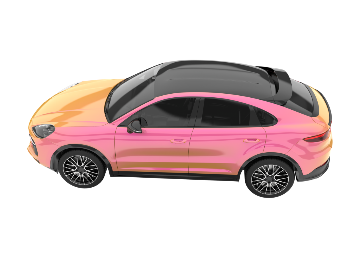 Realistic SUV isolated on transparent background. 3d rendering - illustration png