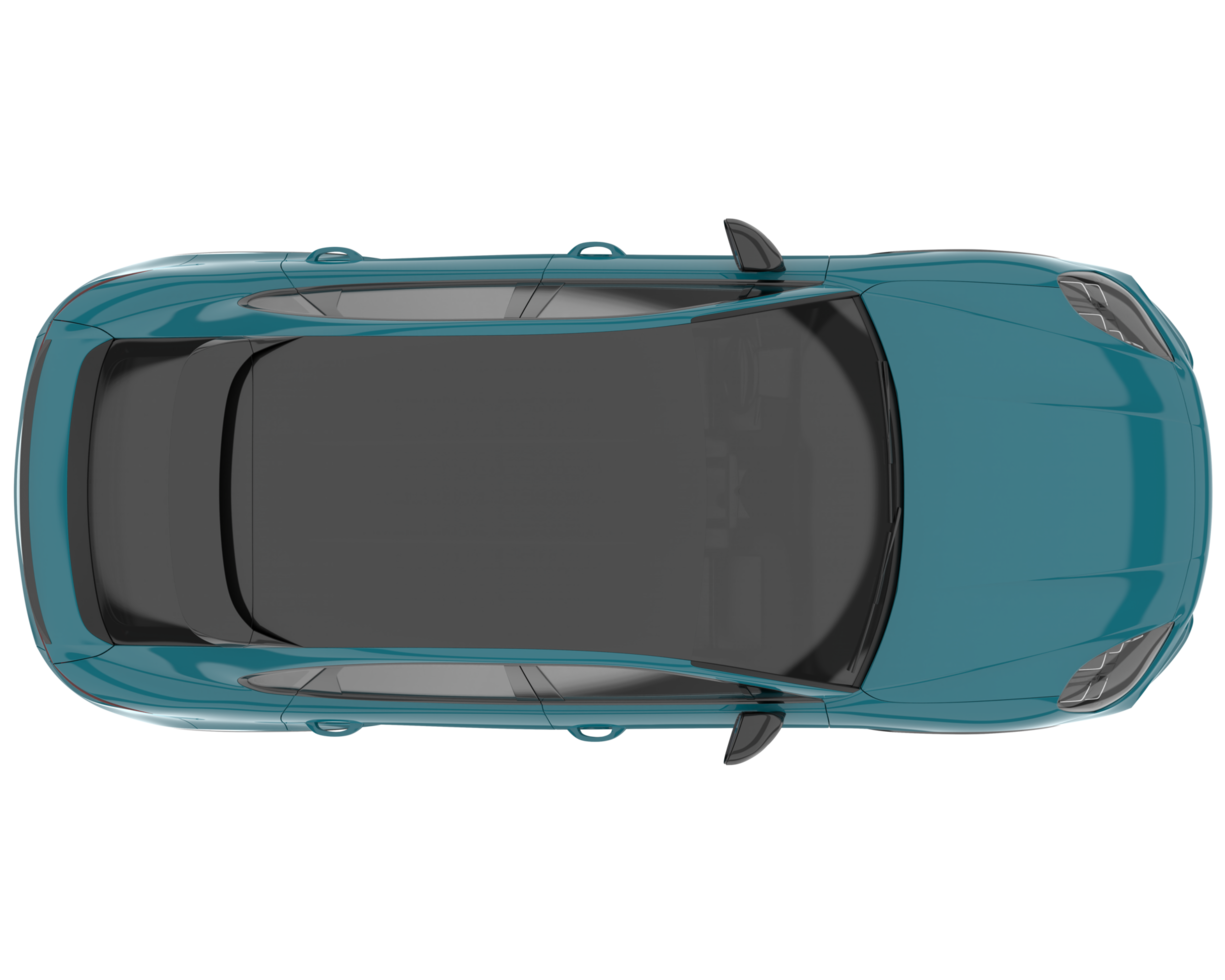 Realistic SUV isolated on transparent background. 3d rendering - illustration png