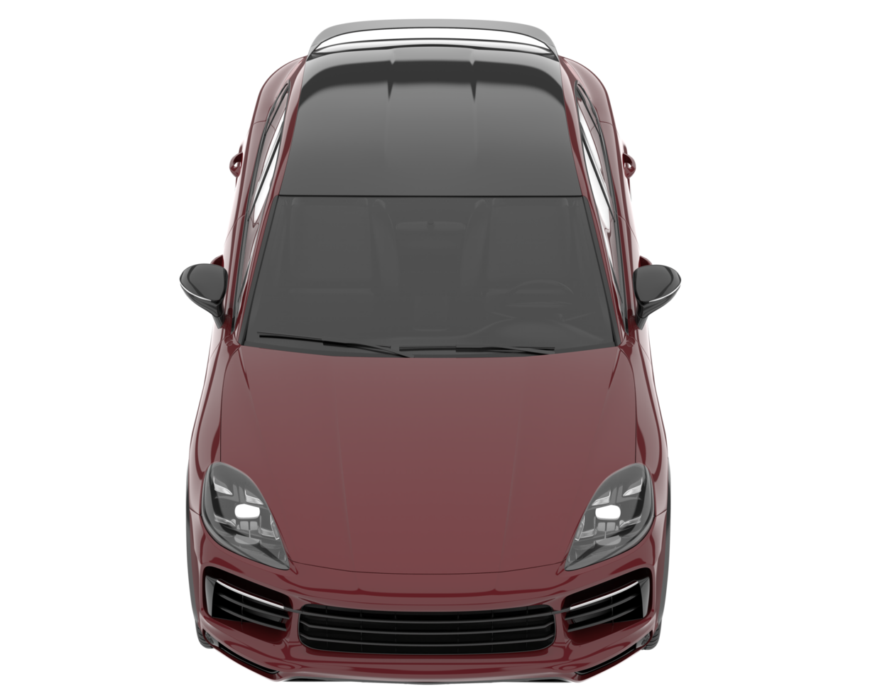 Realistic SUV isolated on transparent background. 3d rendering - illustration png