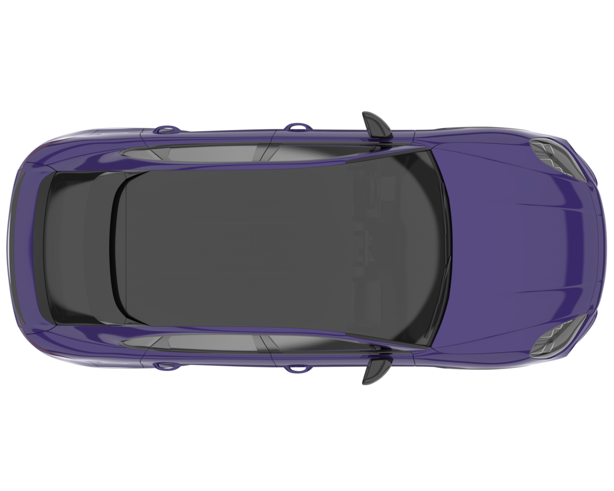 Realistic SUV isolated on transparent background. 3d rendering - illustration png