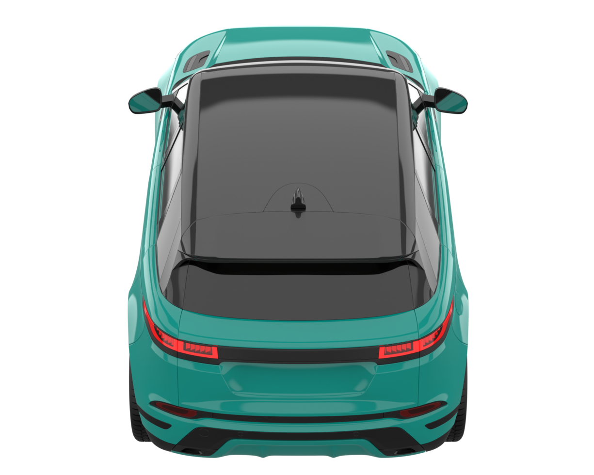 Realistic SUV isolated on transparent background. 3d rendering - illustration png