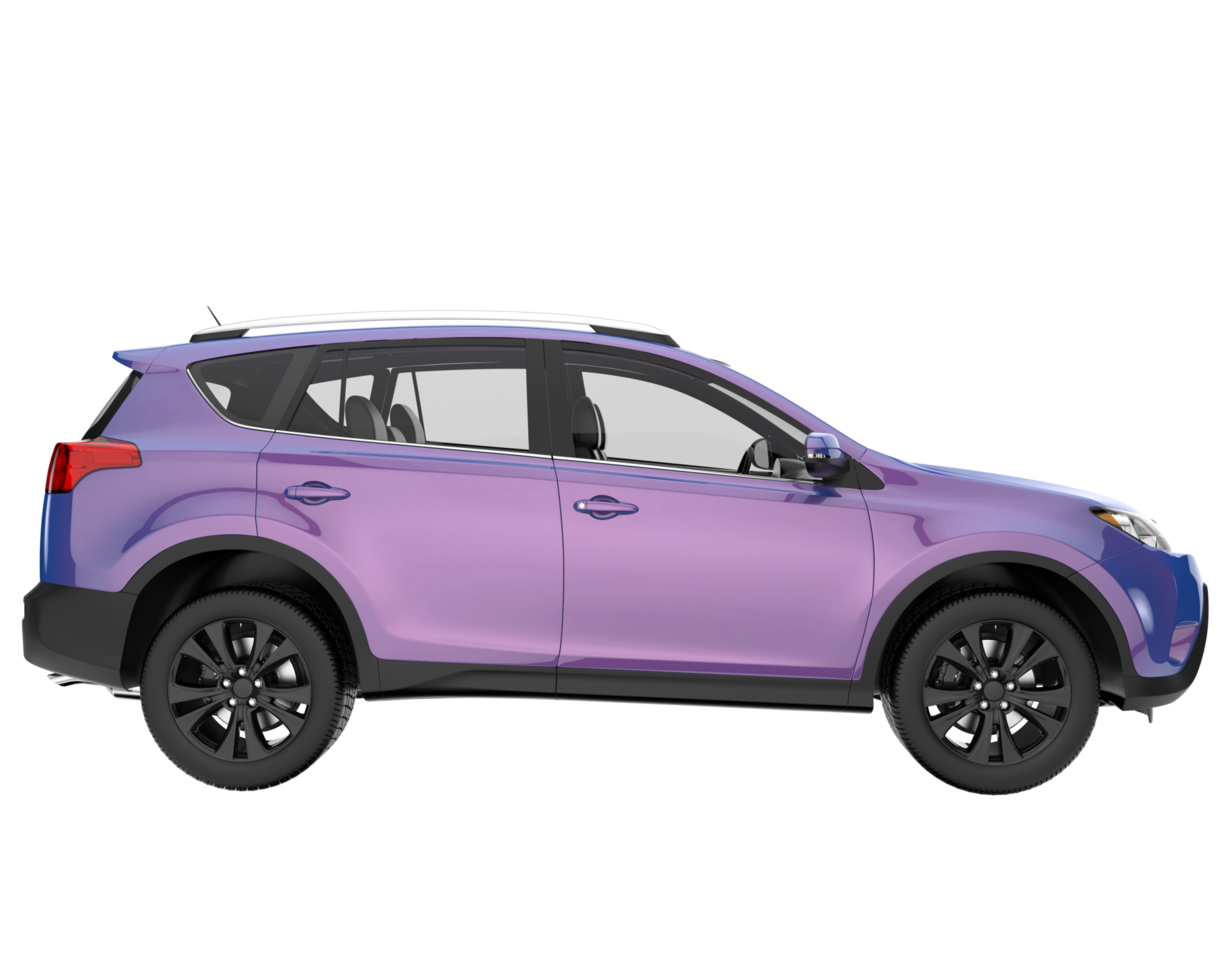 Realistic SUV isolated on transparent background. 3d rendering - illustration png