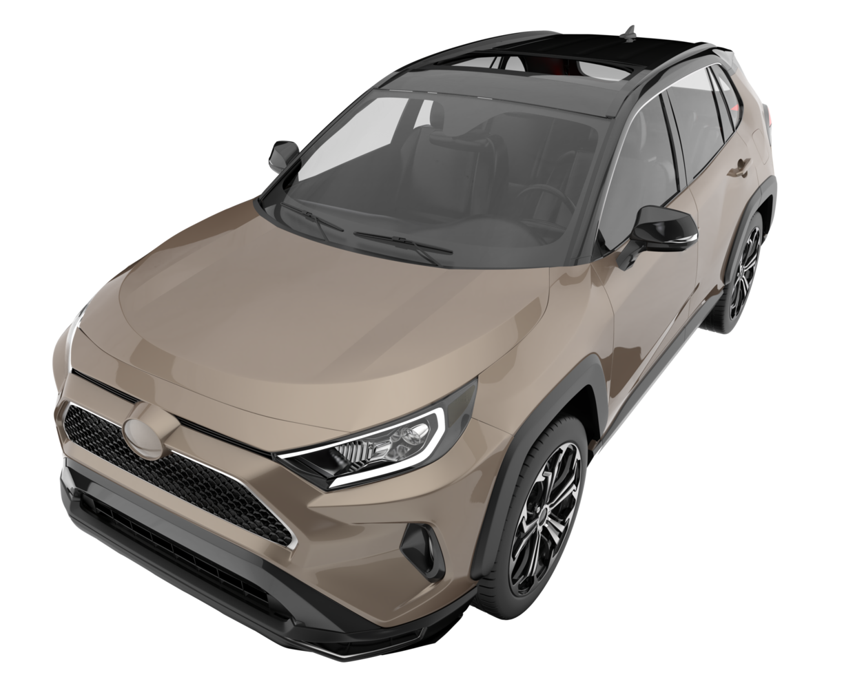 suv realista isolado em fundo transparente. renderização 3D - ilustração png