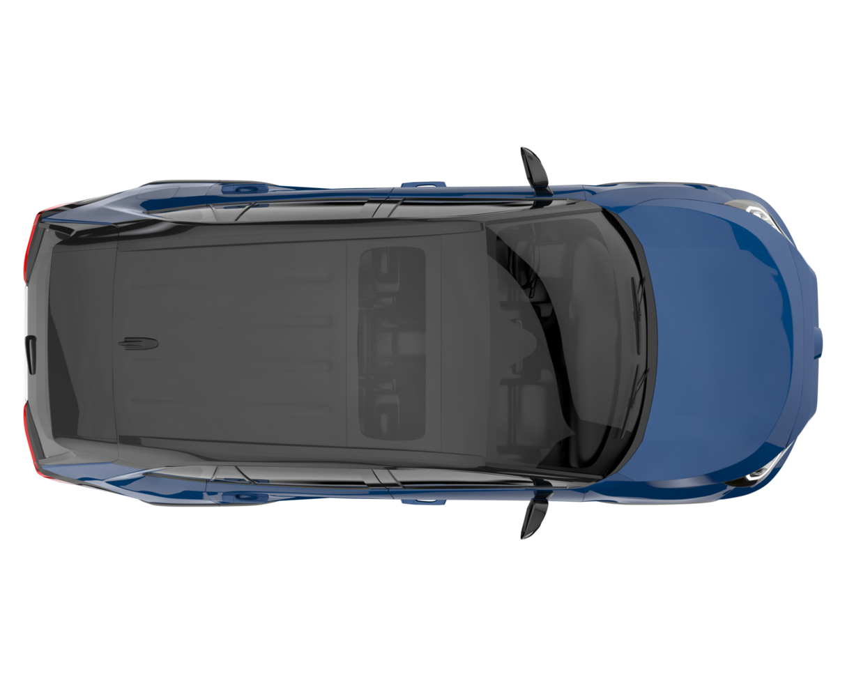 Realistic SUV isolated on transparent background. 3d rendering - illustration png