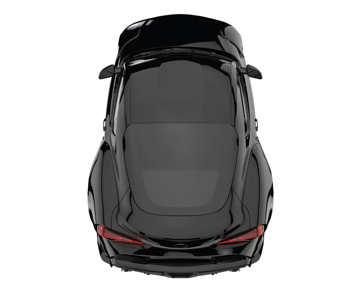 Sport car isolated on transparent background. 3d rendering - illustration png