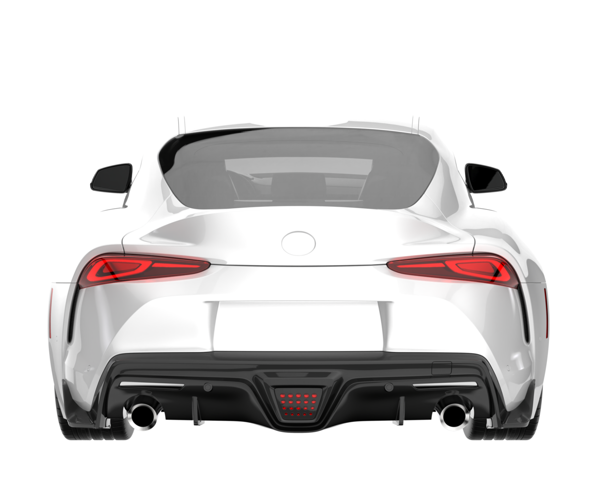 Sport car isolated on transparent background. 3d rendering - illustration png