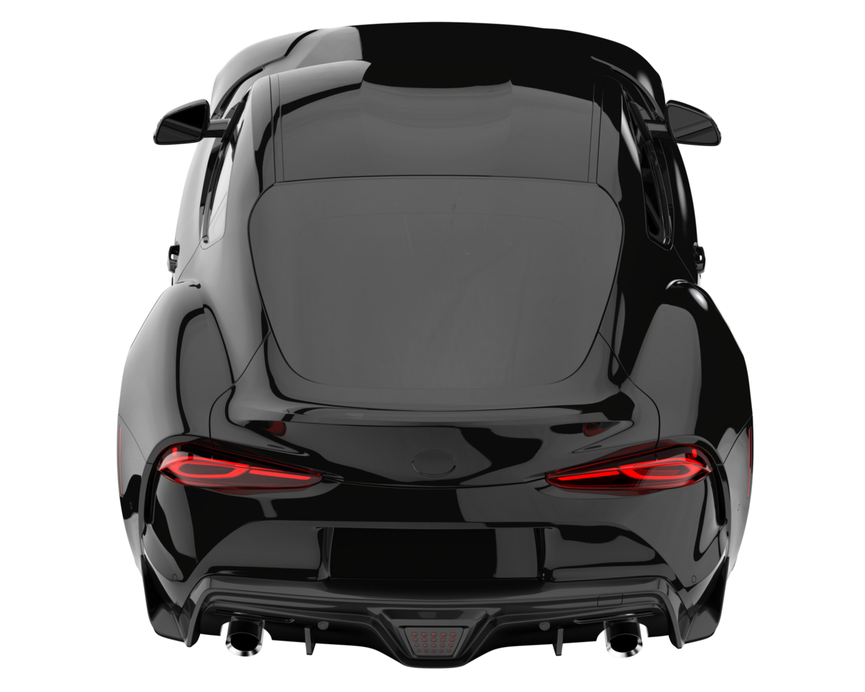 Sport car isolated on transparent background. 3d rendering - illustration png