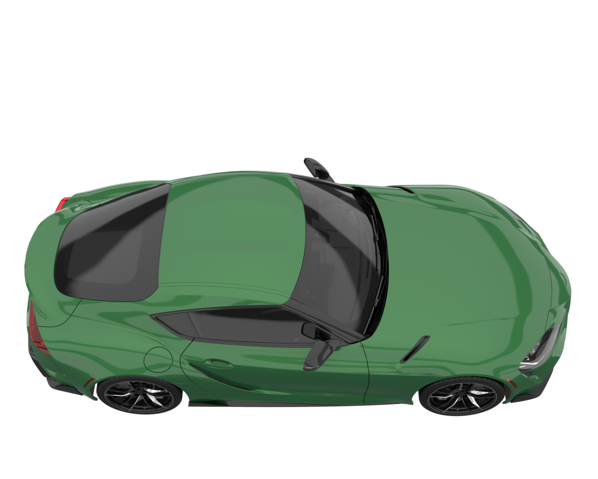 Sport car isolated on transparent background. 3d rendering - illustration png
