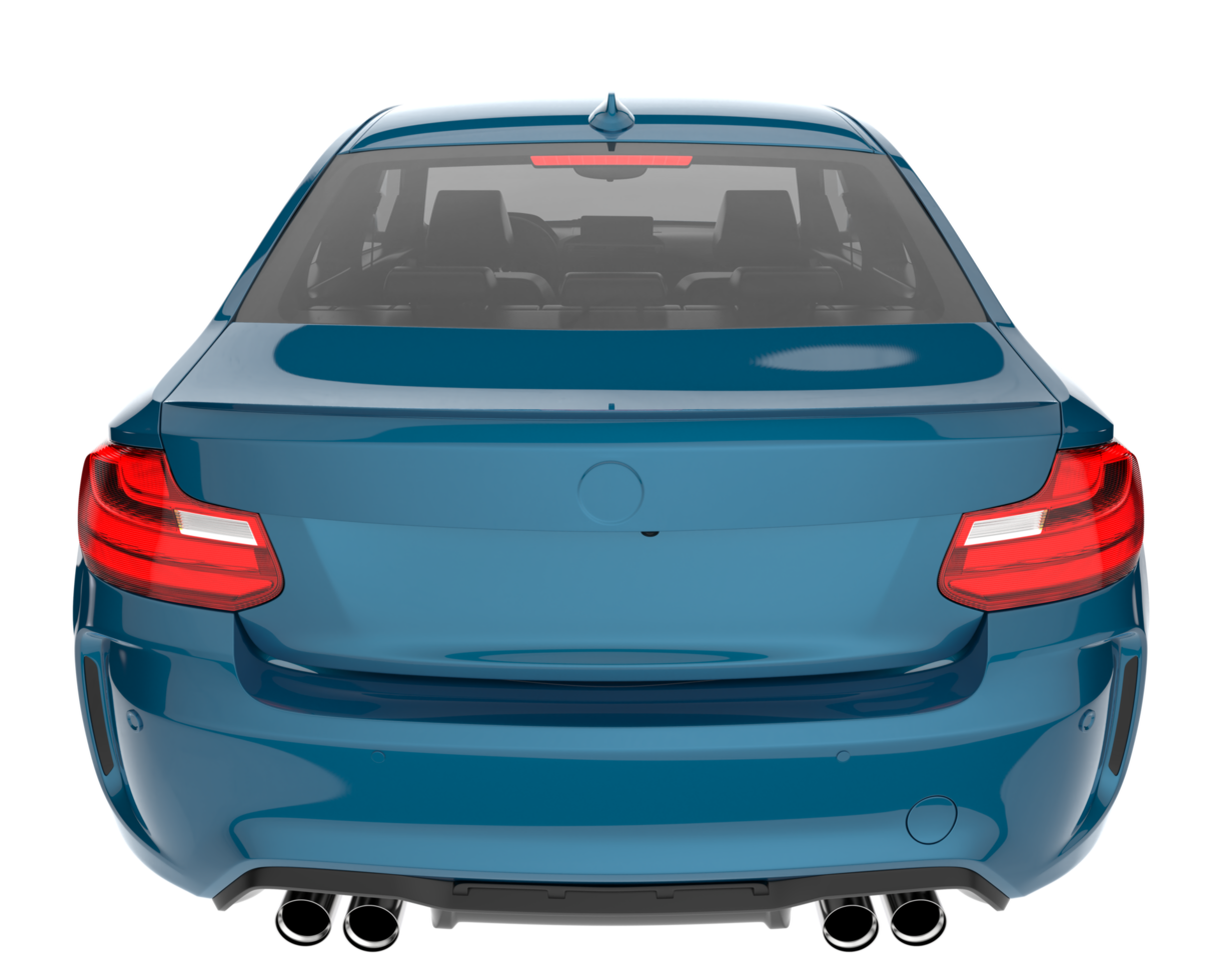 Sport car isolated on transparent background. 3d rendering - illustration png