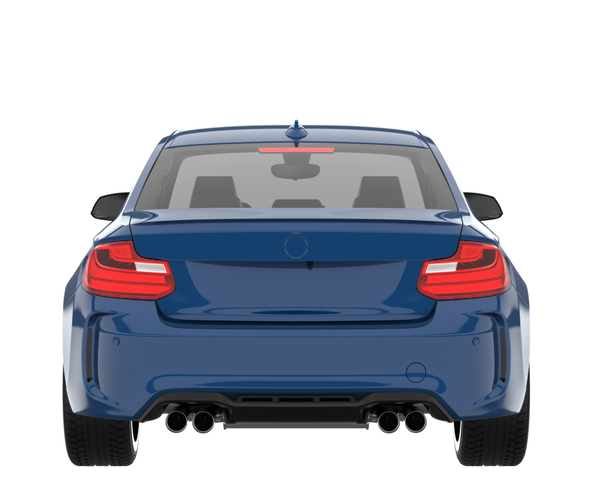 Sport car isolated on transparent background. 3d rendering - illustration png