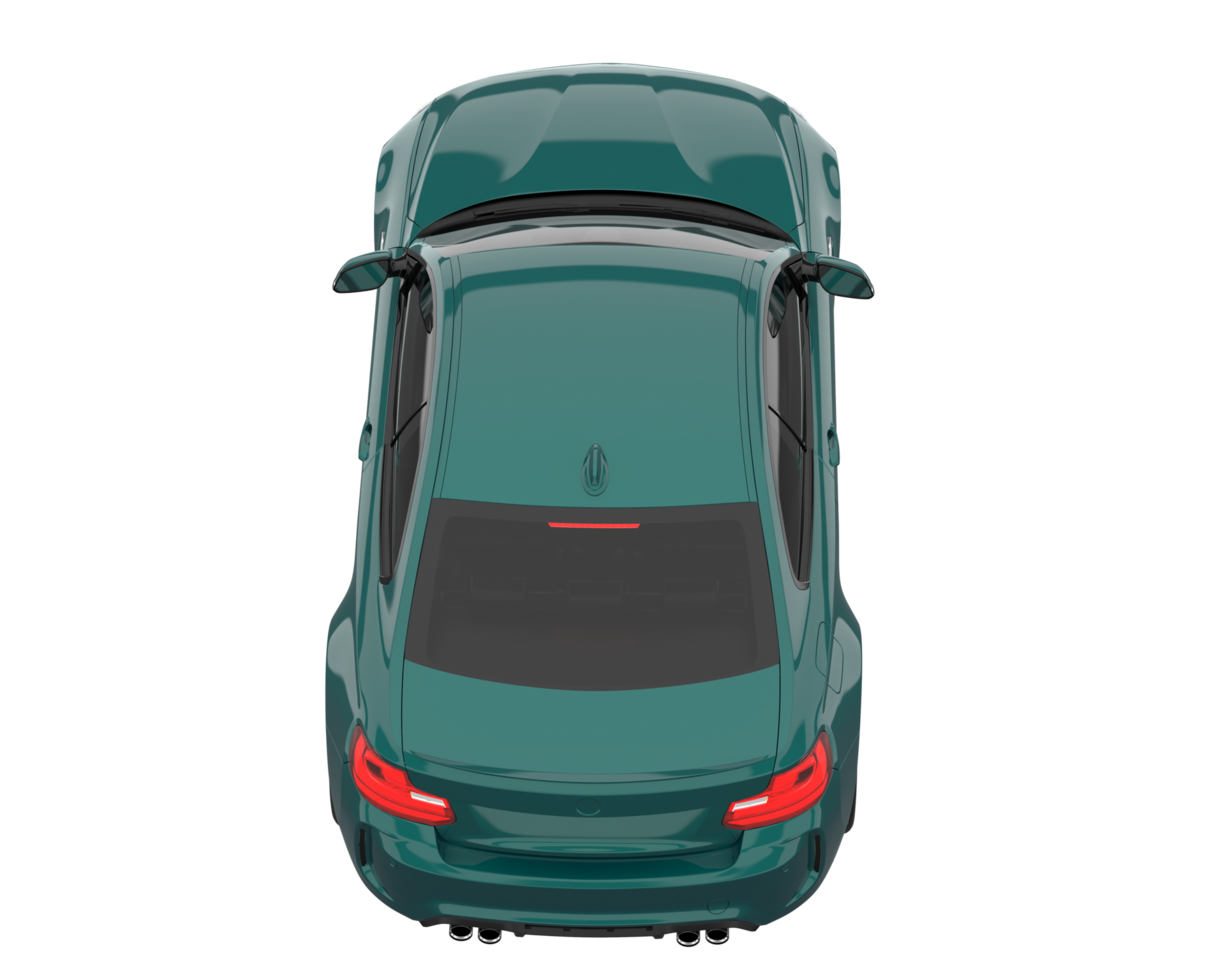 Sport car isolated on transparent background. 3d rendering - illustration png