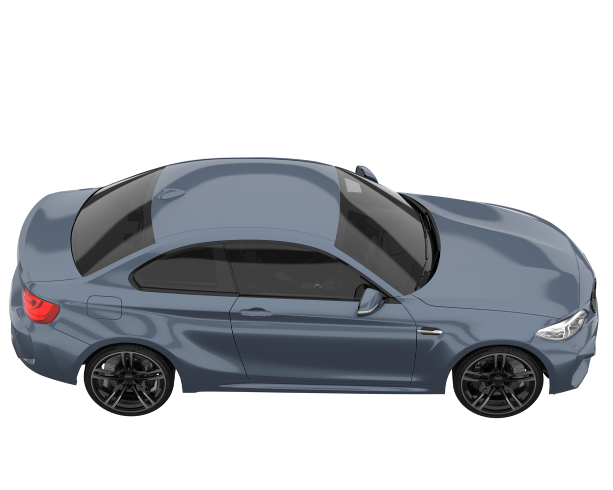 Sport car isolated on transparent background. 3d rendering - illustration png