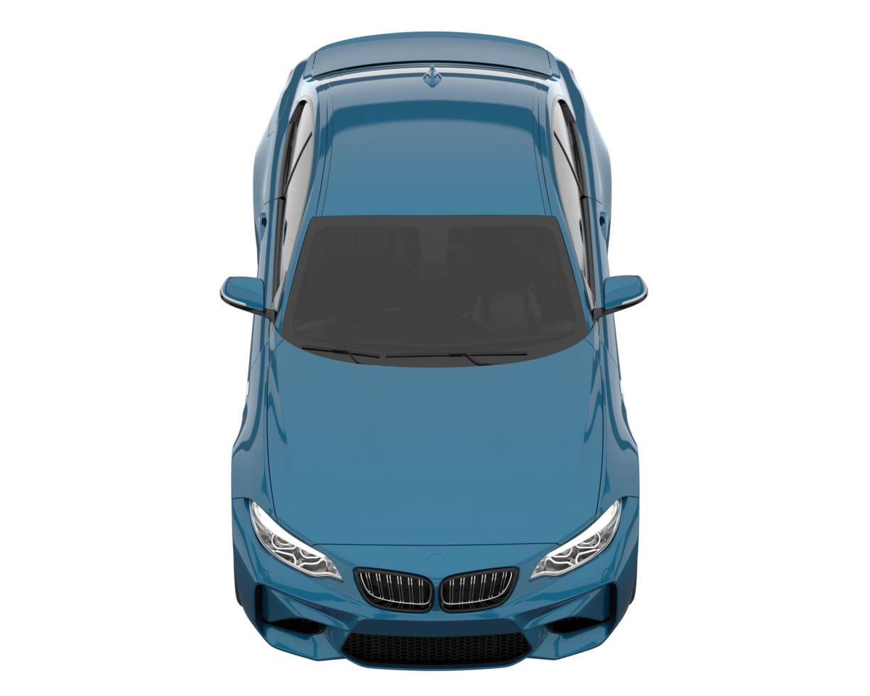 Sport car isolated on transparent background. 3d rendering - illustration png