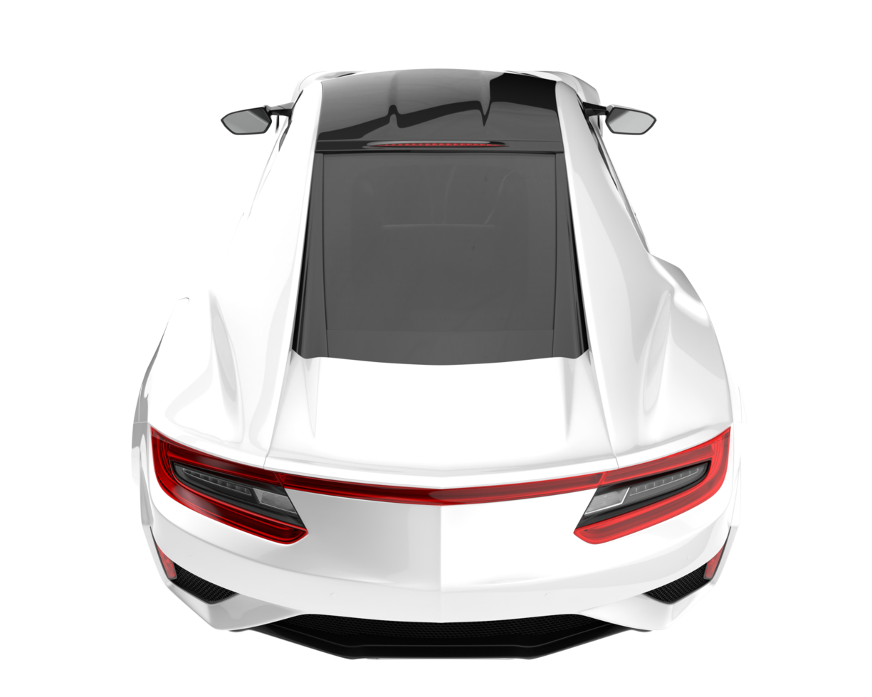 Sport car isolated on transparent background. 3d rendering - illustration png