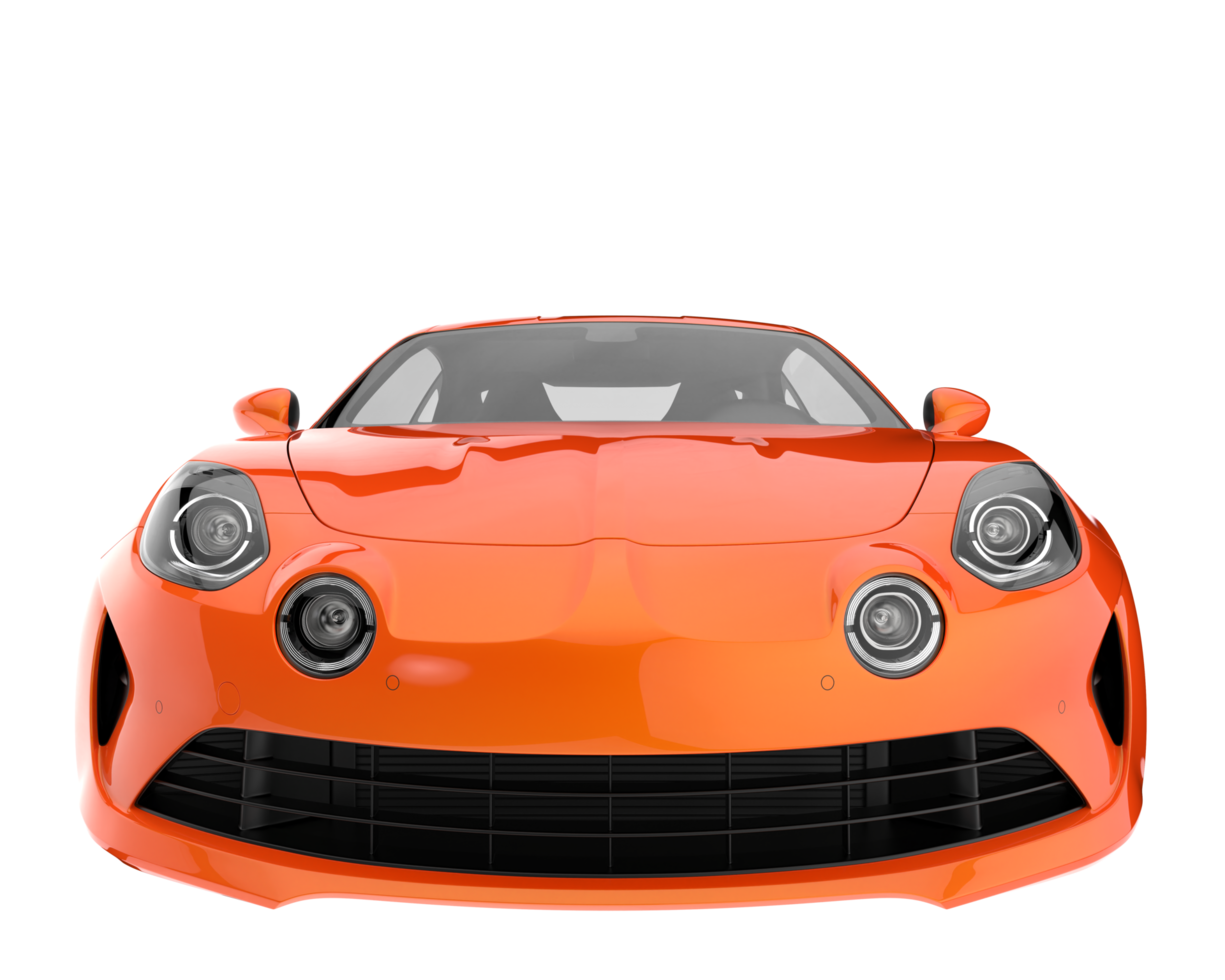 Sport car isolated on transparent background. 3d rendering - illustration png