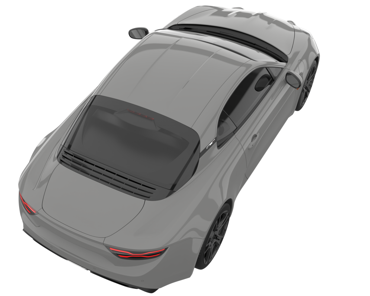 carro esporte isolado em fundo transparente. renderização 3D - ilustração png