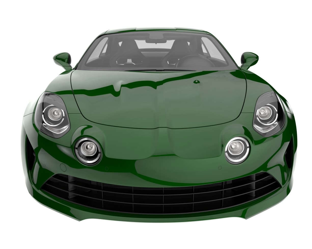 Sport car isolated on transparent background. 3d rendering - illustration png