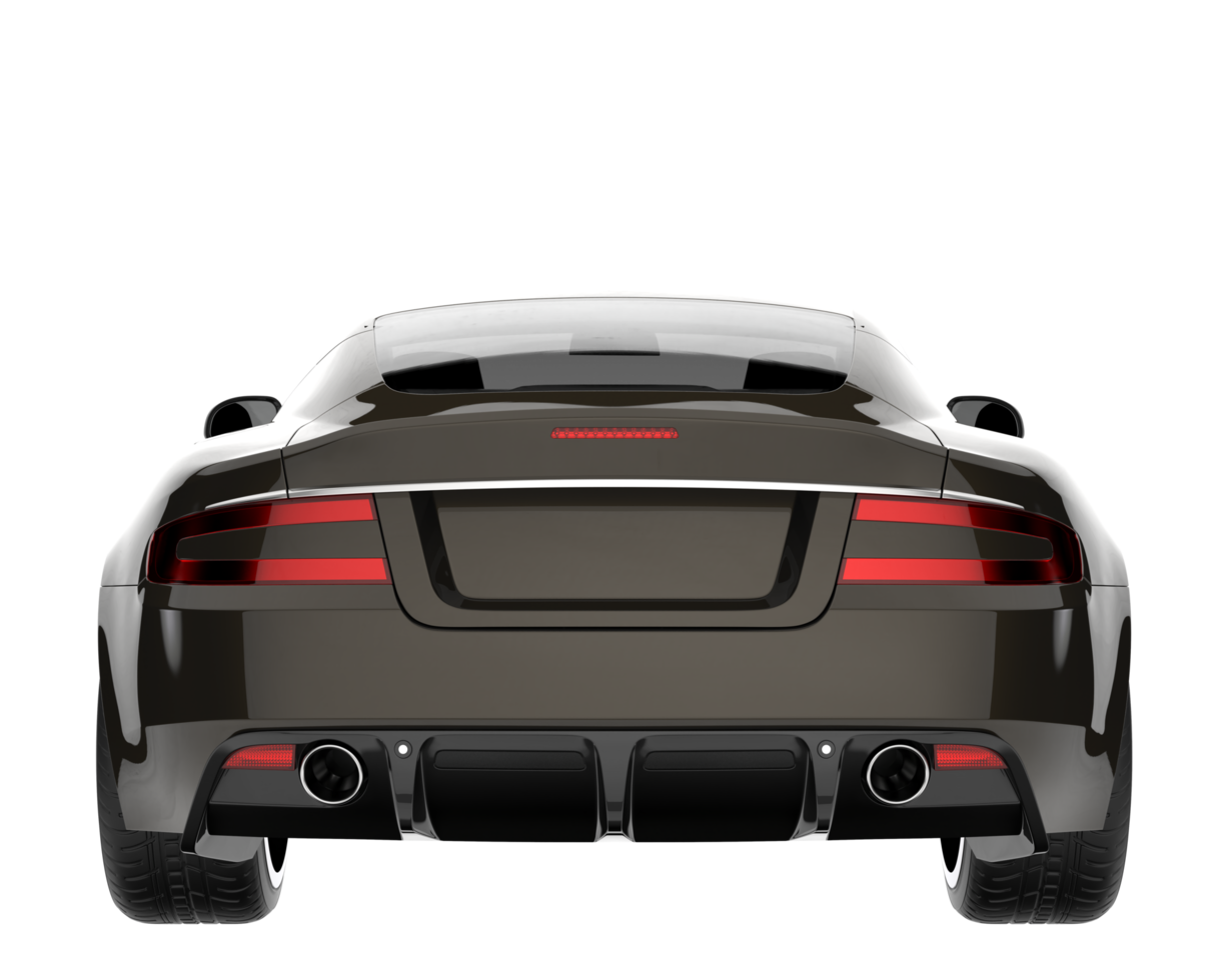 Sport car isolated on transparent background. 3d rendering - illustration png