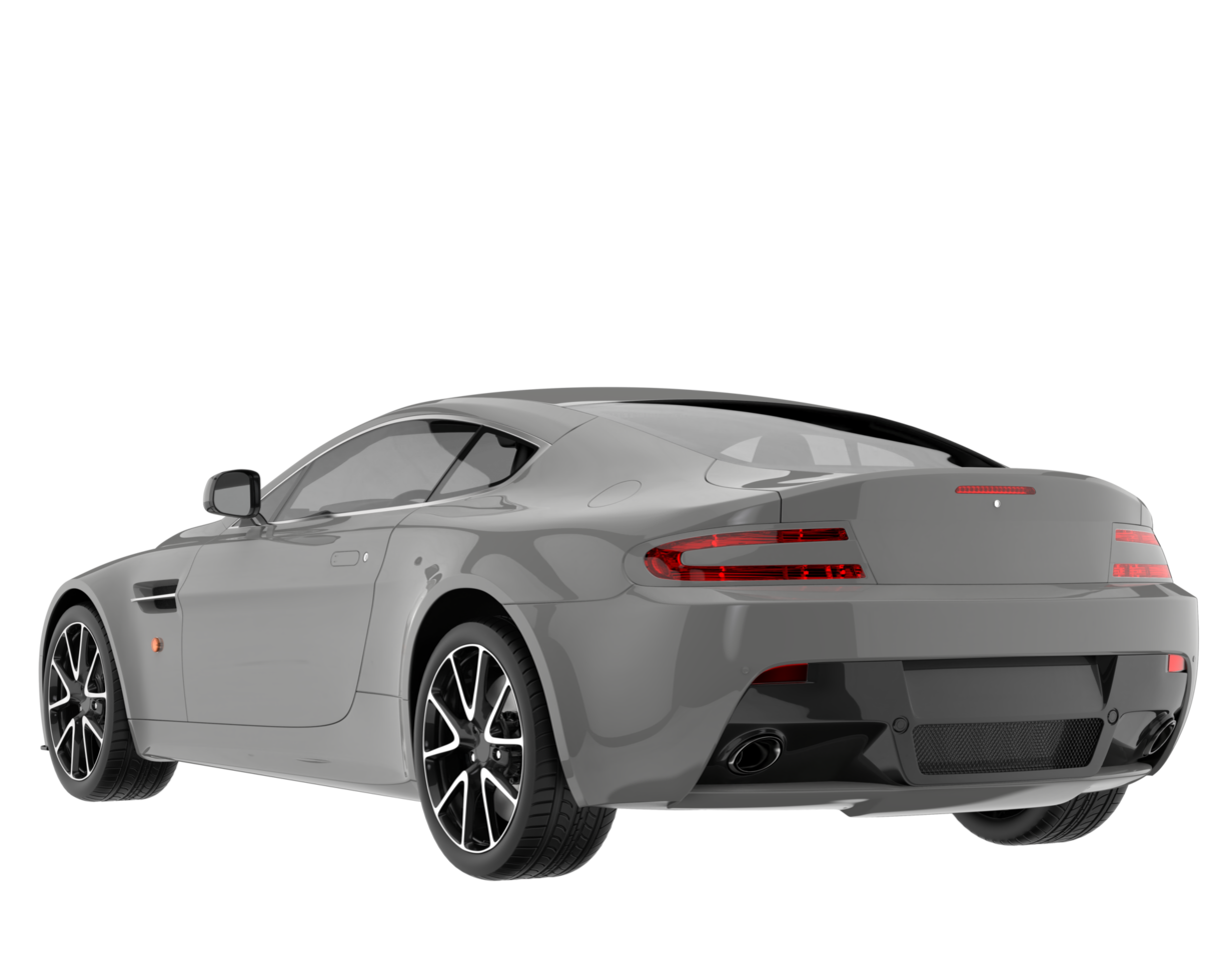 Sport car isolated on transparent background. 3d rendering - illustration png