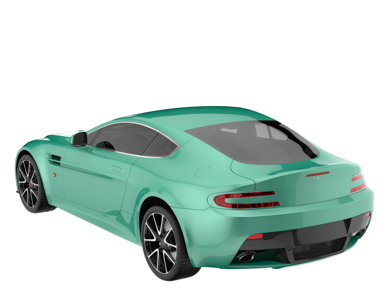Sport car isolated on transparent background. 3d rendering - illustration png