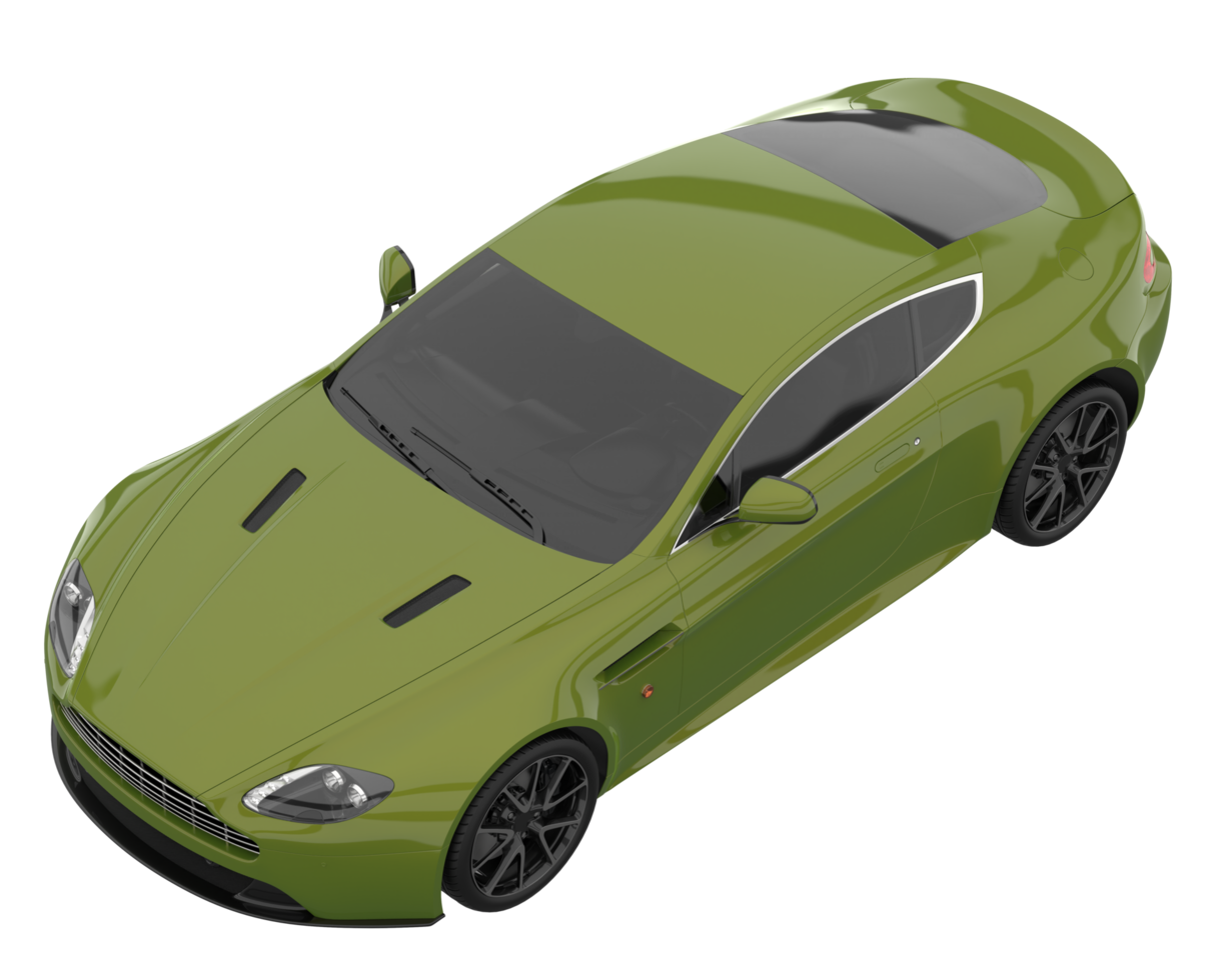 Sport car isolated on transparent background. 3d rendering - illustration png