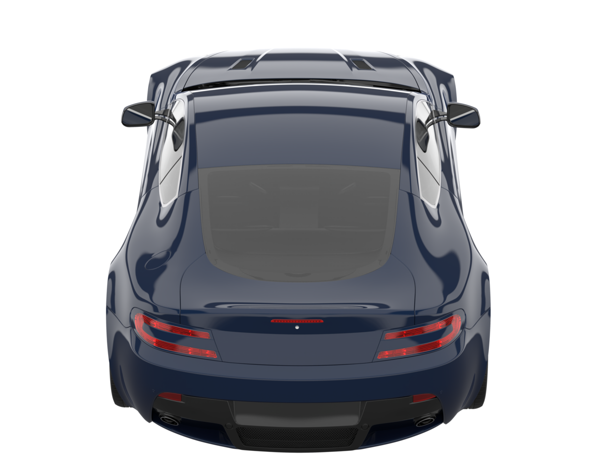 Sport car isolated on transparent background. 3d rendering - illustration png