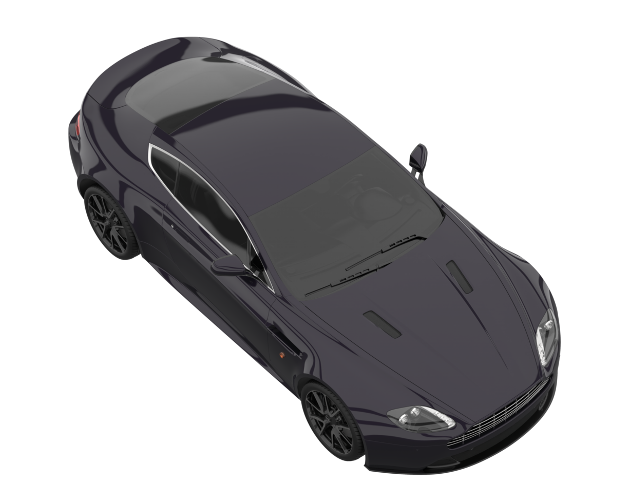 Sport car isolated on transparent background. 3d rendering - illustration png