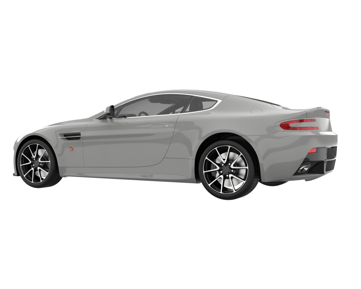 Sport car isolated on transparent background. 3d rendering - illustration png