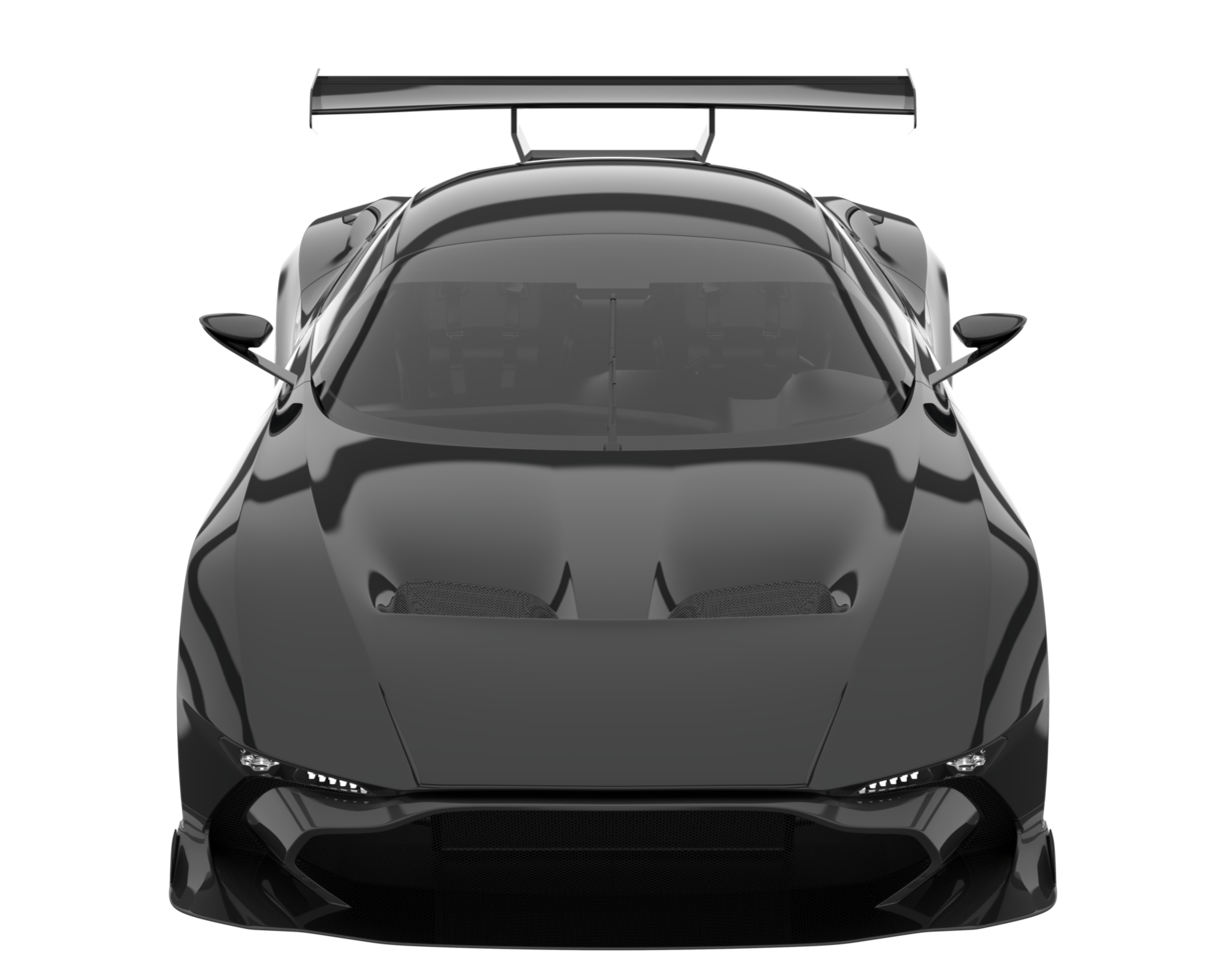 Sport car isolated on transparent background. 3d rendering - illustration png