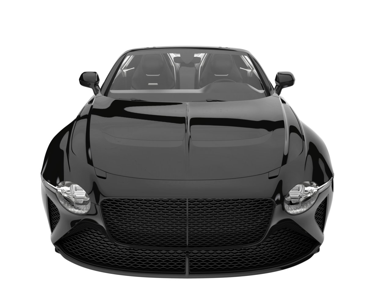 Sport car isolated on transparent background. 3d rendering - illustration png