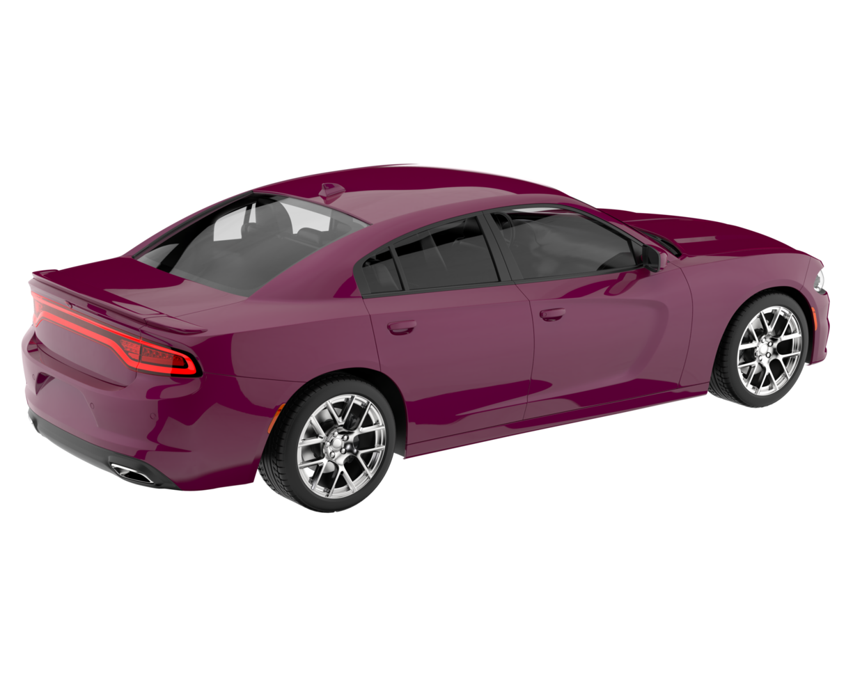 carro esporte isolado em fundo transparente. renderização 3D - ilustração png