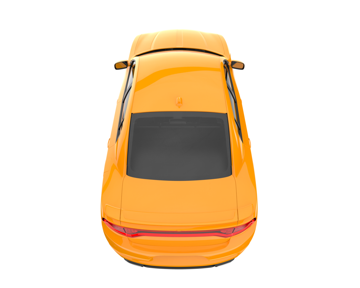 Sport car isolated on transparent background. 3d rendering - illustration png