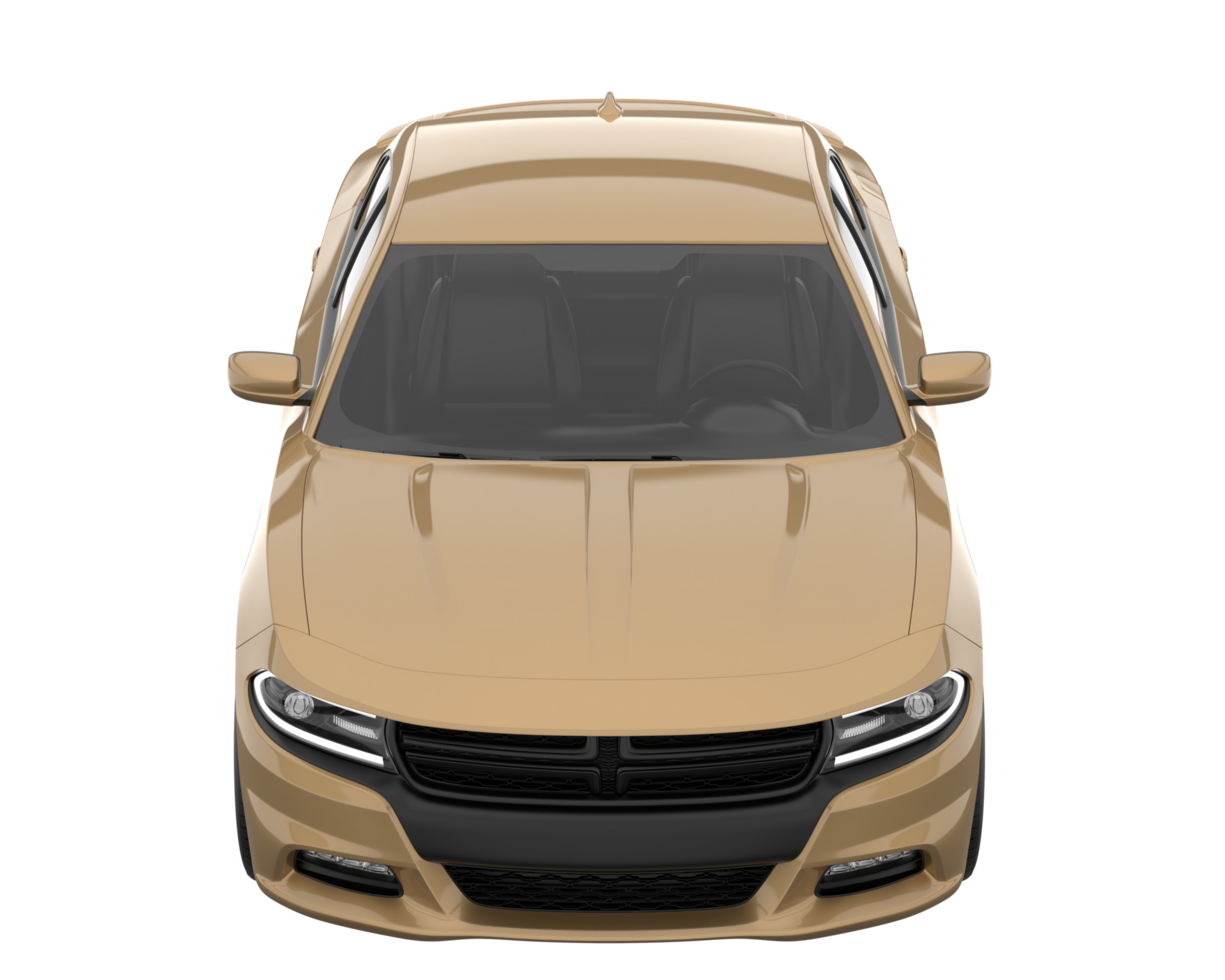 voiture de sport isolée sur fond transparent. rendu 3d - illustration png