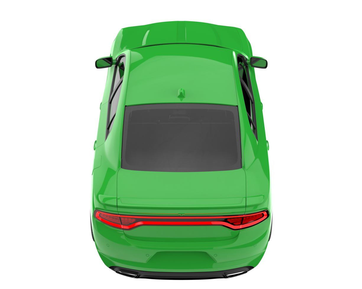 Sport car isolated on transparent background. 3d rendering - illustration png